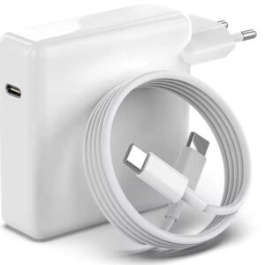 replacement 61w usb c power adapter compatible with macbooks magsafe & cell phones